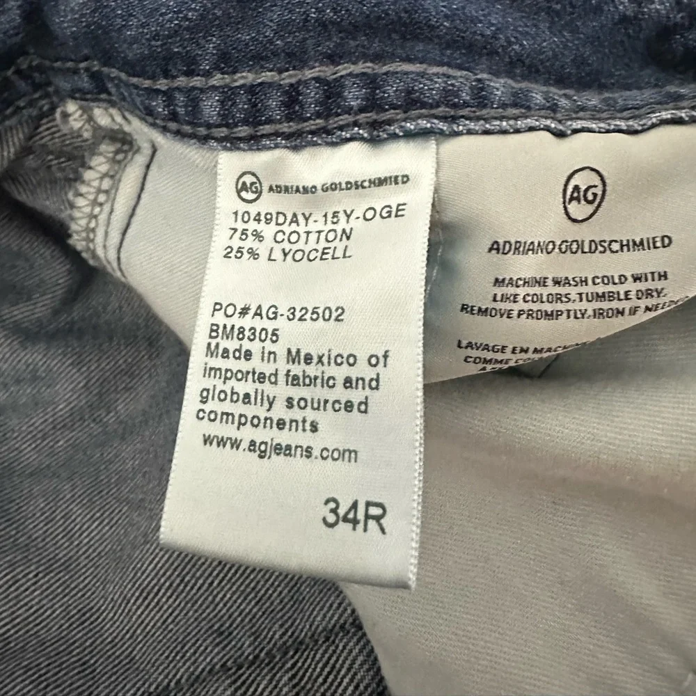 Adriano Goldschmied 34R The Protege Straight Leg Jeans